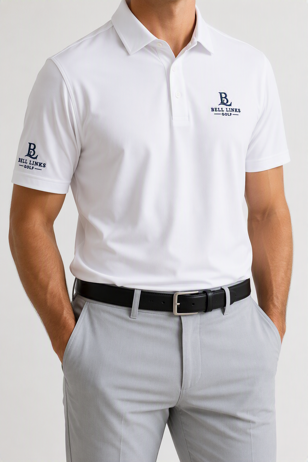 Ice White Plain Polo