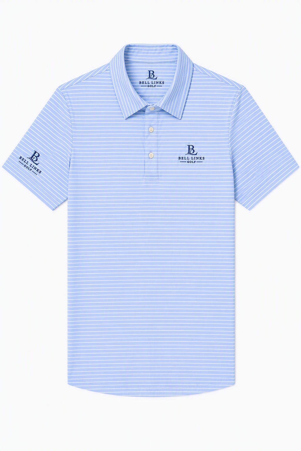 Sky Blue Stripe Polo