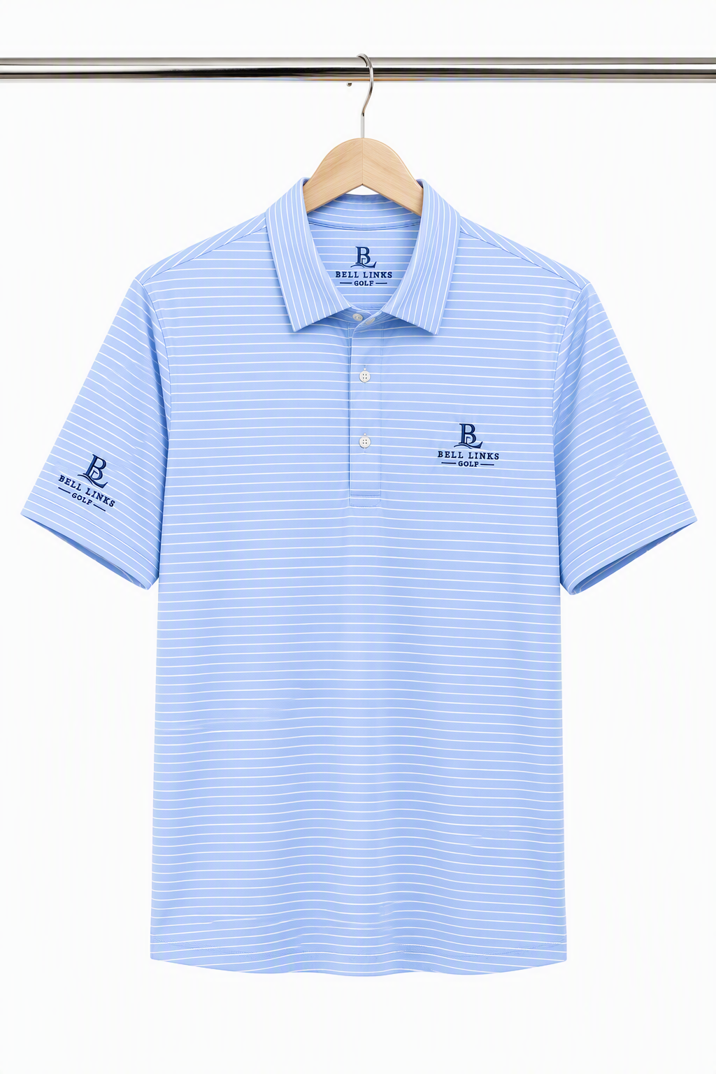 Sky Blue Stripe Polo